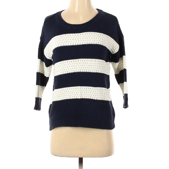 GAP Mesh Net Knit Pullover Sweater Small - Picture 2 of 5